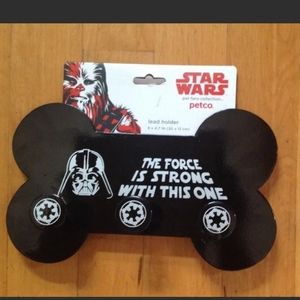 STAR WARS DARTH VADER LEASH/LEAD HOLDER or Key HOLDER Black/ Silver 8 X 5 New